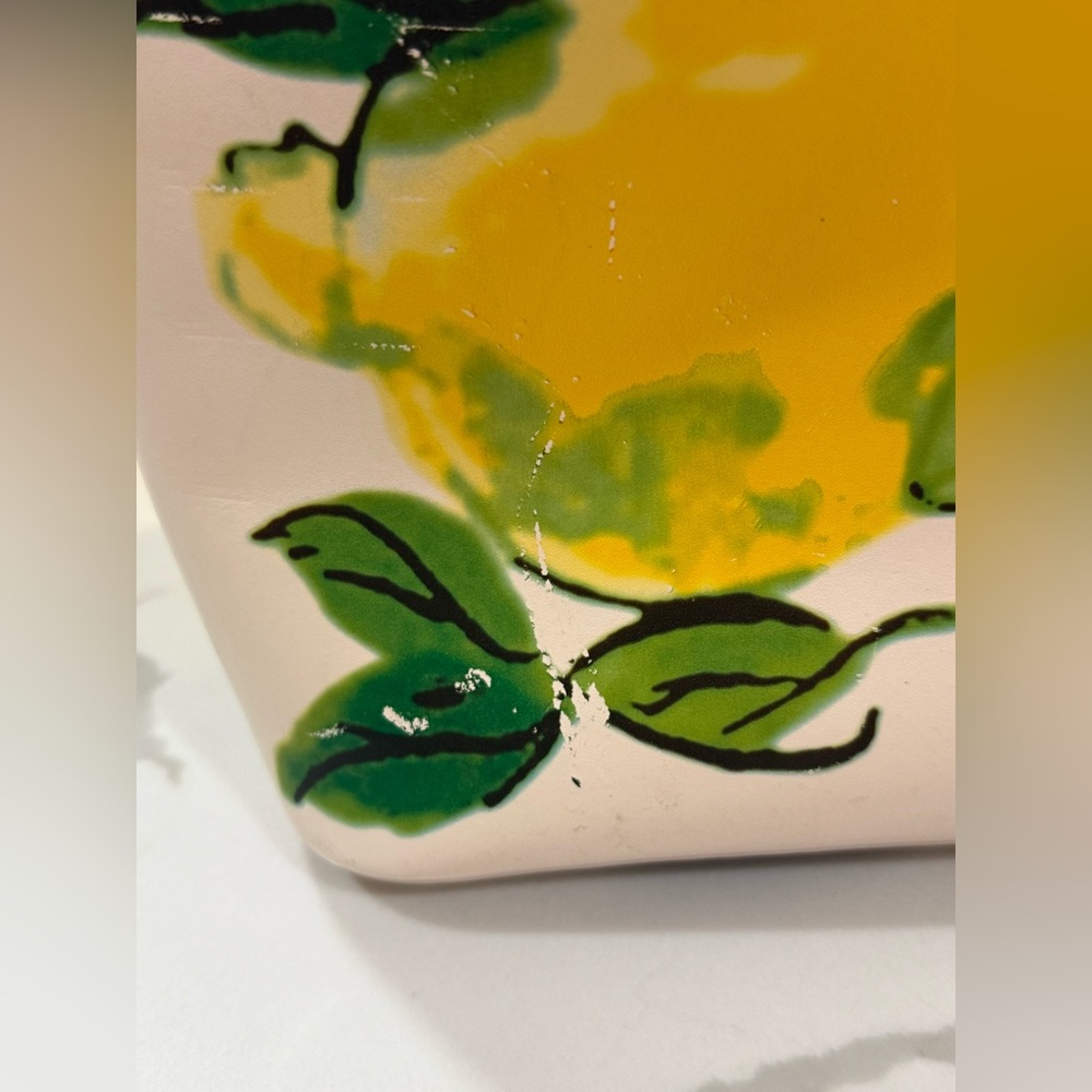 🌿♠️RARE🍋Kate Spade Lemon tote 🍋♠️🌿 - Picture 15 of 16